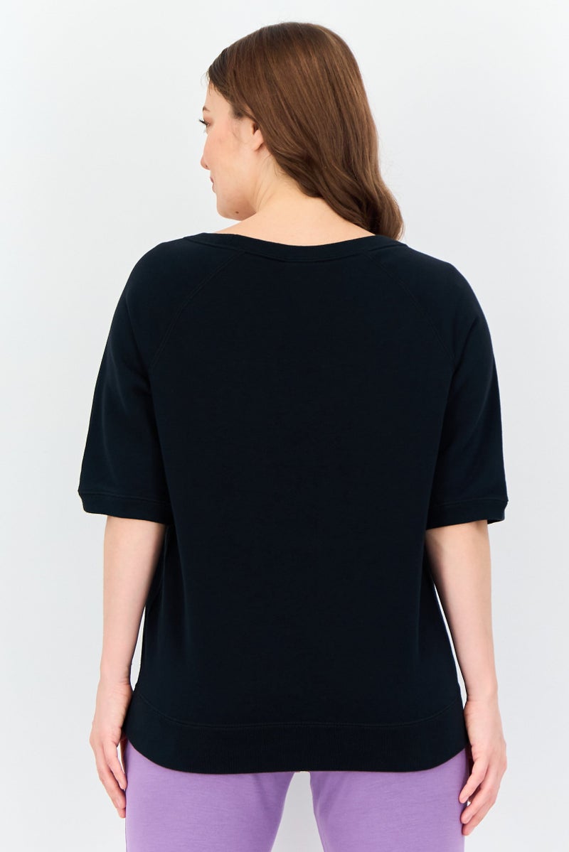 Nike Women Sportswear Fit Short Sleeve Outdoor T-shirt, Black - Image 4